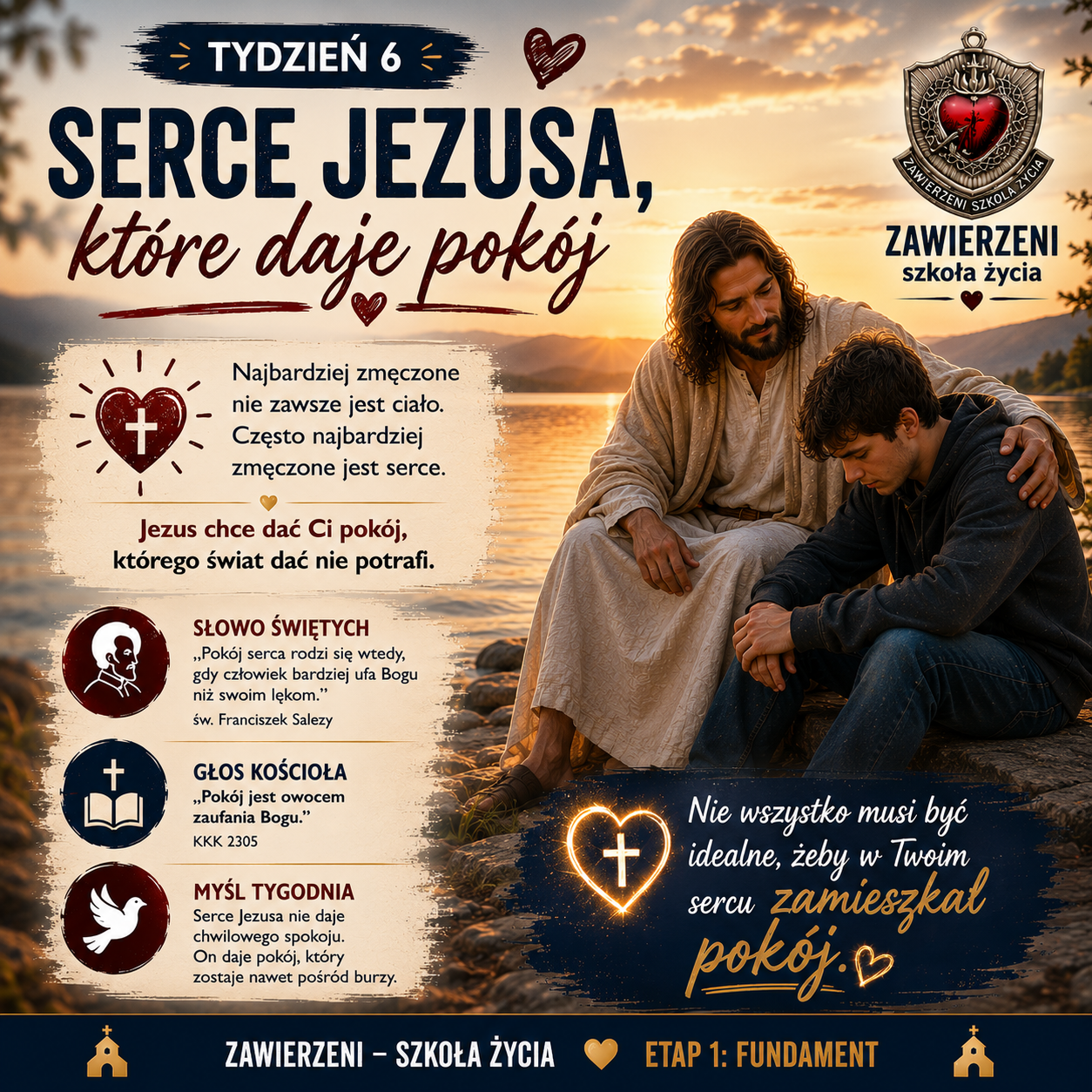 Zawierzeni Sercu Jezusa - szkoła życia
