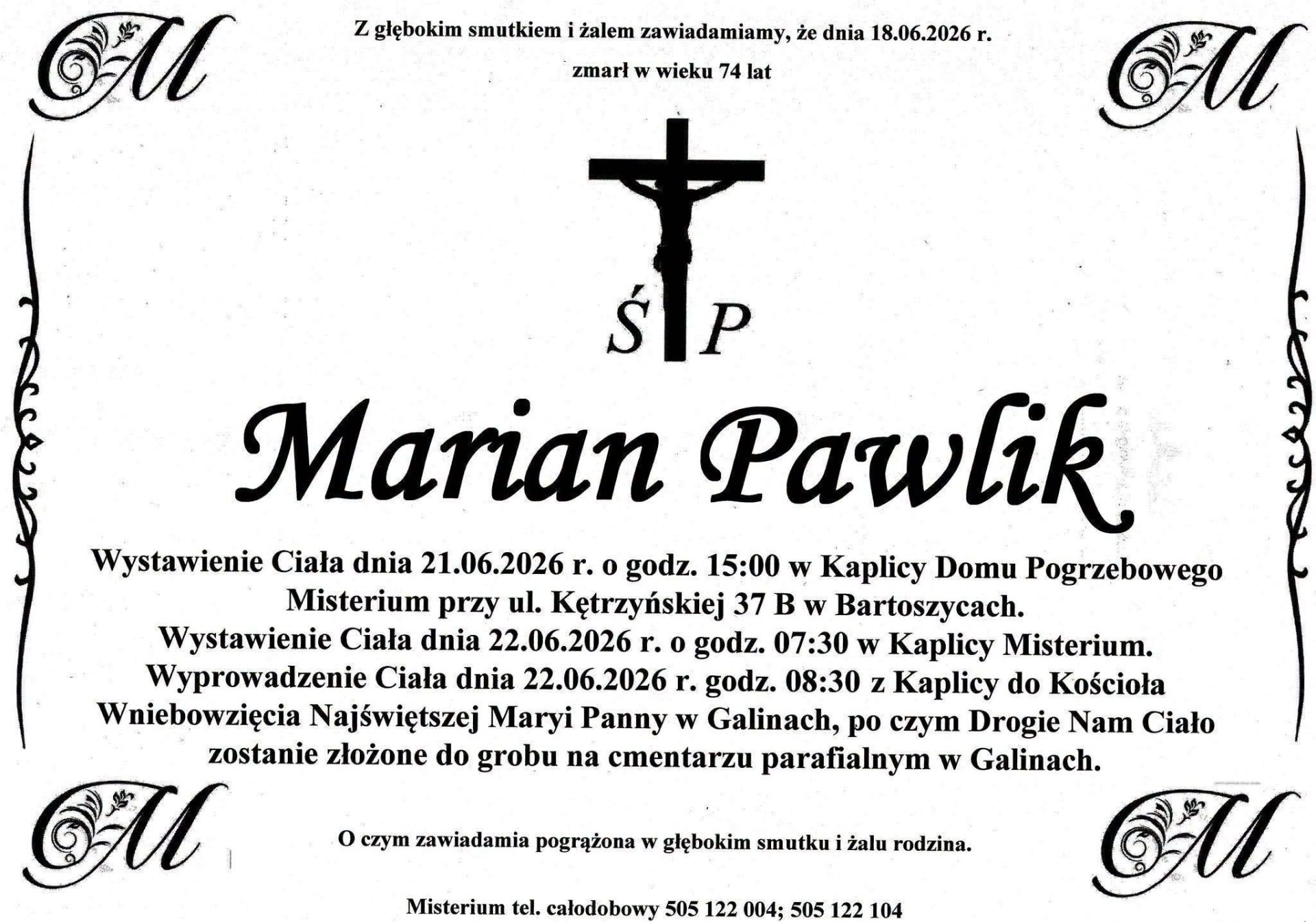 śp. Marian Pawlik