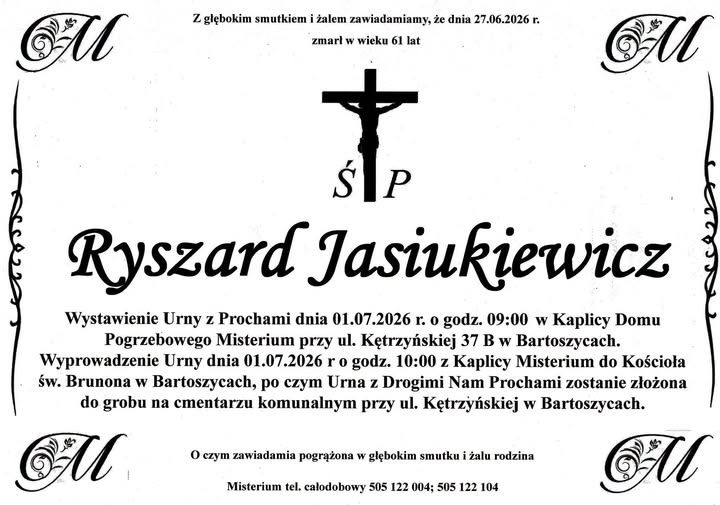 śp. Ryszard Jasiukiewicz