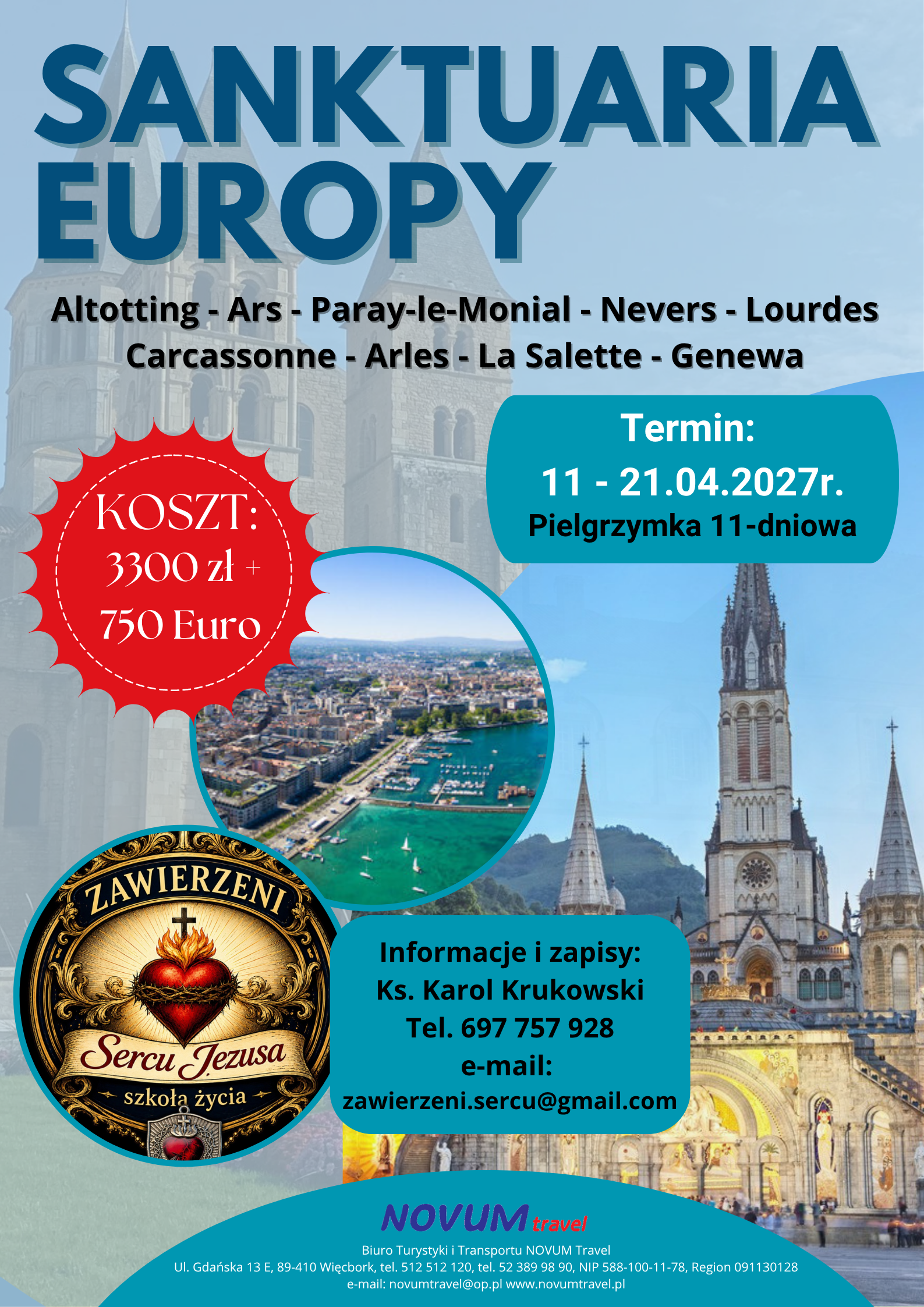 Pielgrzymka Zawierzonych do Francji - W szkole Serca Jezusa
